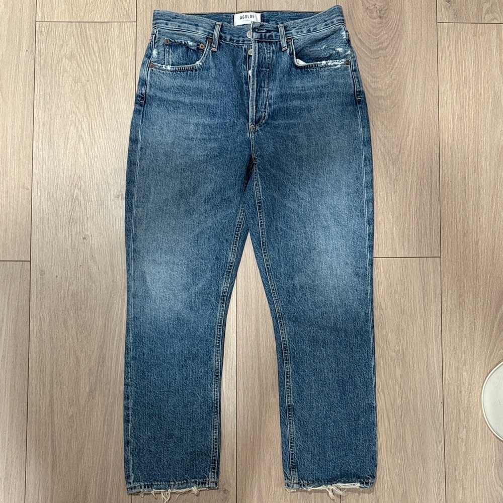 AGOLDE Riley High-Rise Jeans Size 27 - Picture 4 of 12